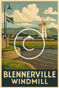 Blennerville Windmill, Tralee wall art print