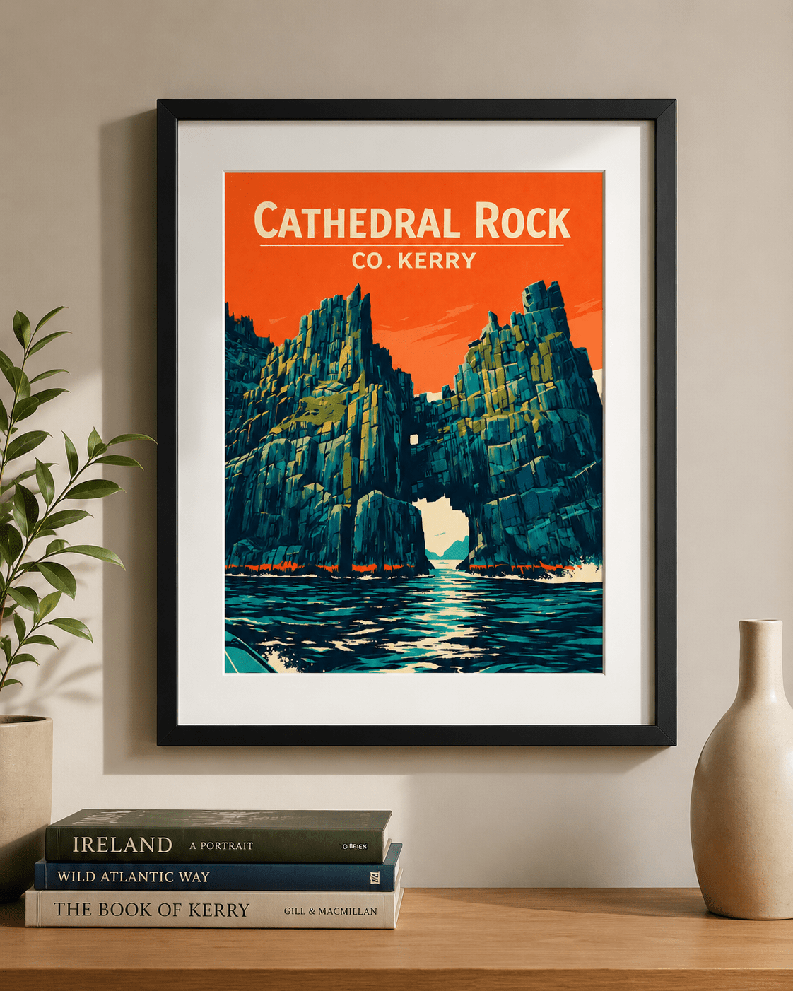 Cathedral Rock, Co. Kerry | Kerry Coastal Wall Art Print