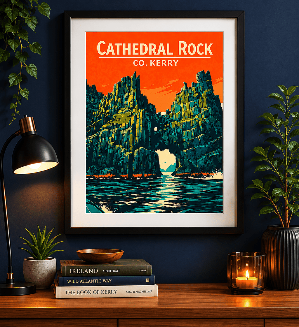 Cathedral Rock, Co. Kerry | Kerry Coastal Wall Art Print
