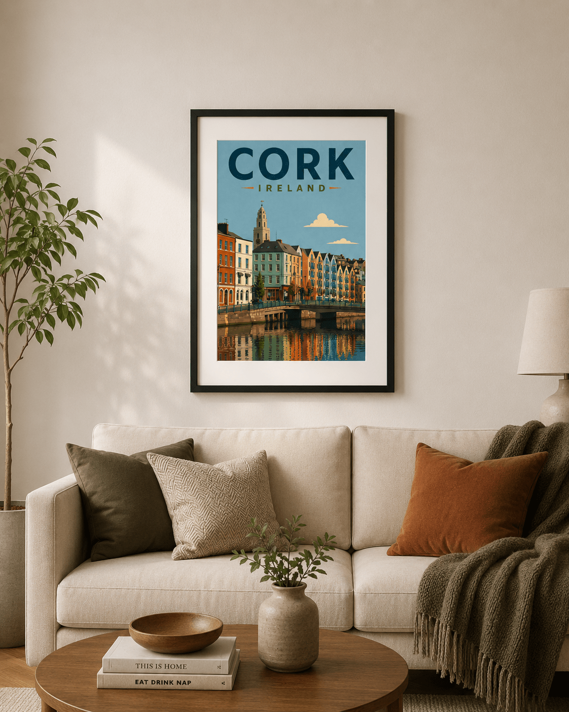 River Lee, Cork City | Framed Travel Poster