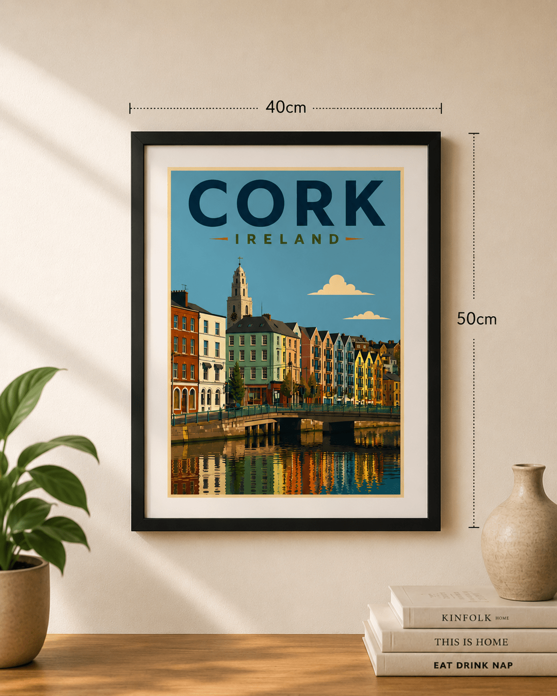 River Lee, Cork City | Framed Travel Poster