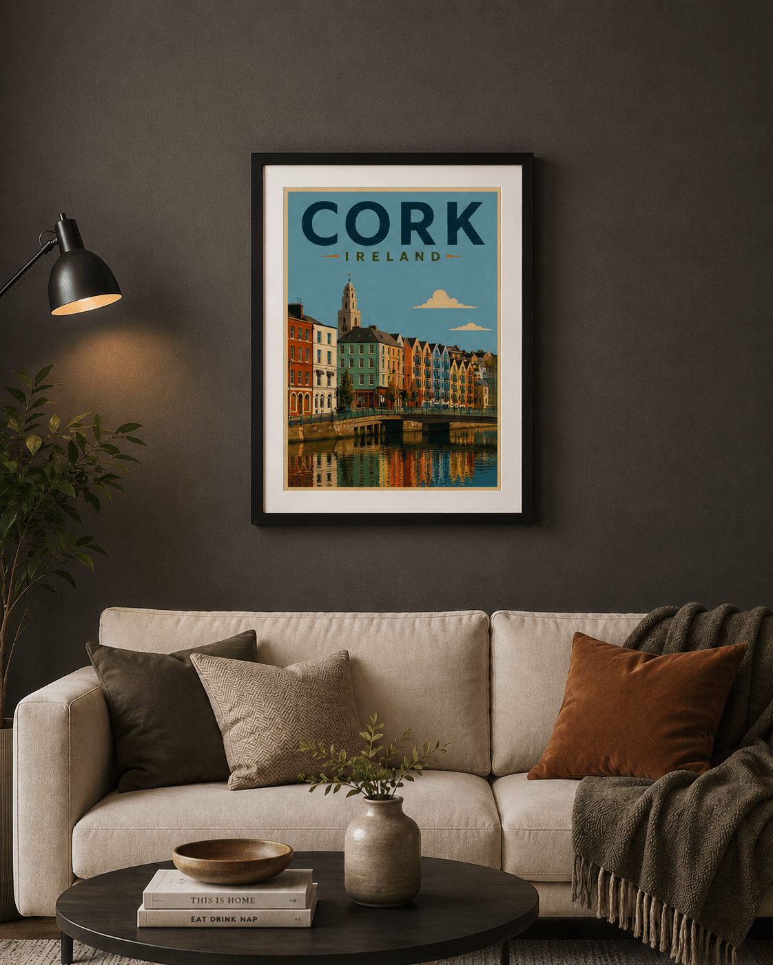 River Lee, Cork City | Framed Travel Poster