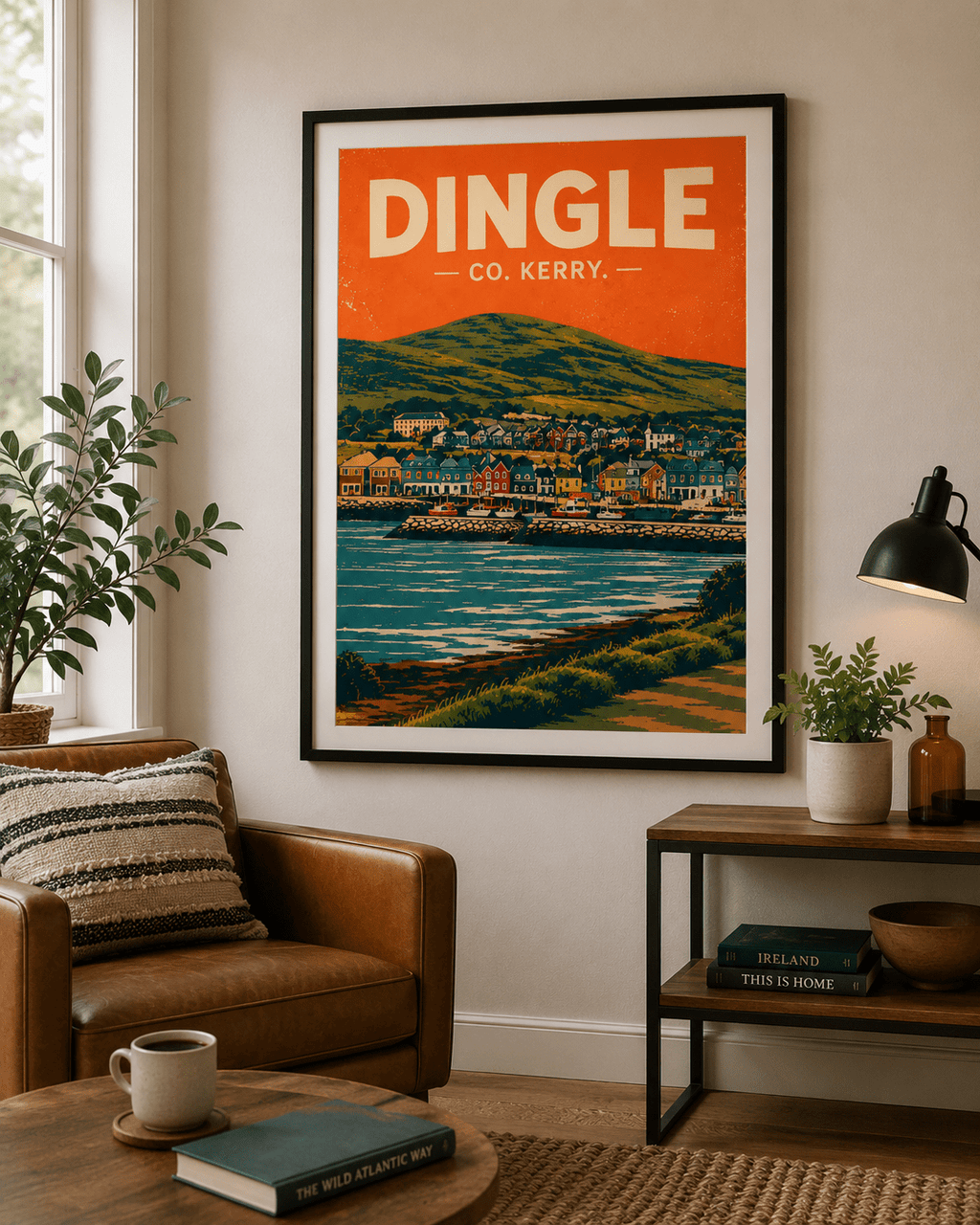 Dingle, Co. Kerry Poster | Vintage Dingle Wall Art Print