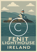 Fenit Lighthouse, Co. Kerry | Kerry Coastal Wall Art Print