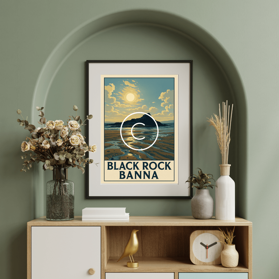 Black Rock, Banna Strand | Kerry Coastal Wall Art Print
