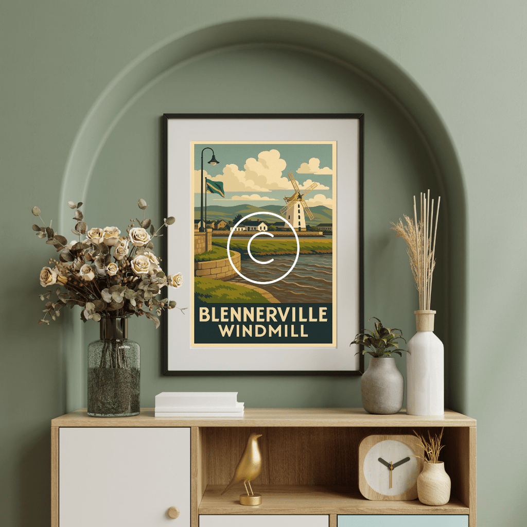 Blennerville Windmill, Tralee | Historic Landmark Wall Art Print