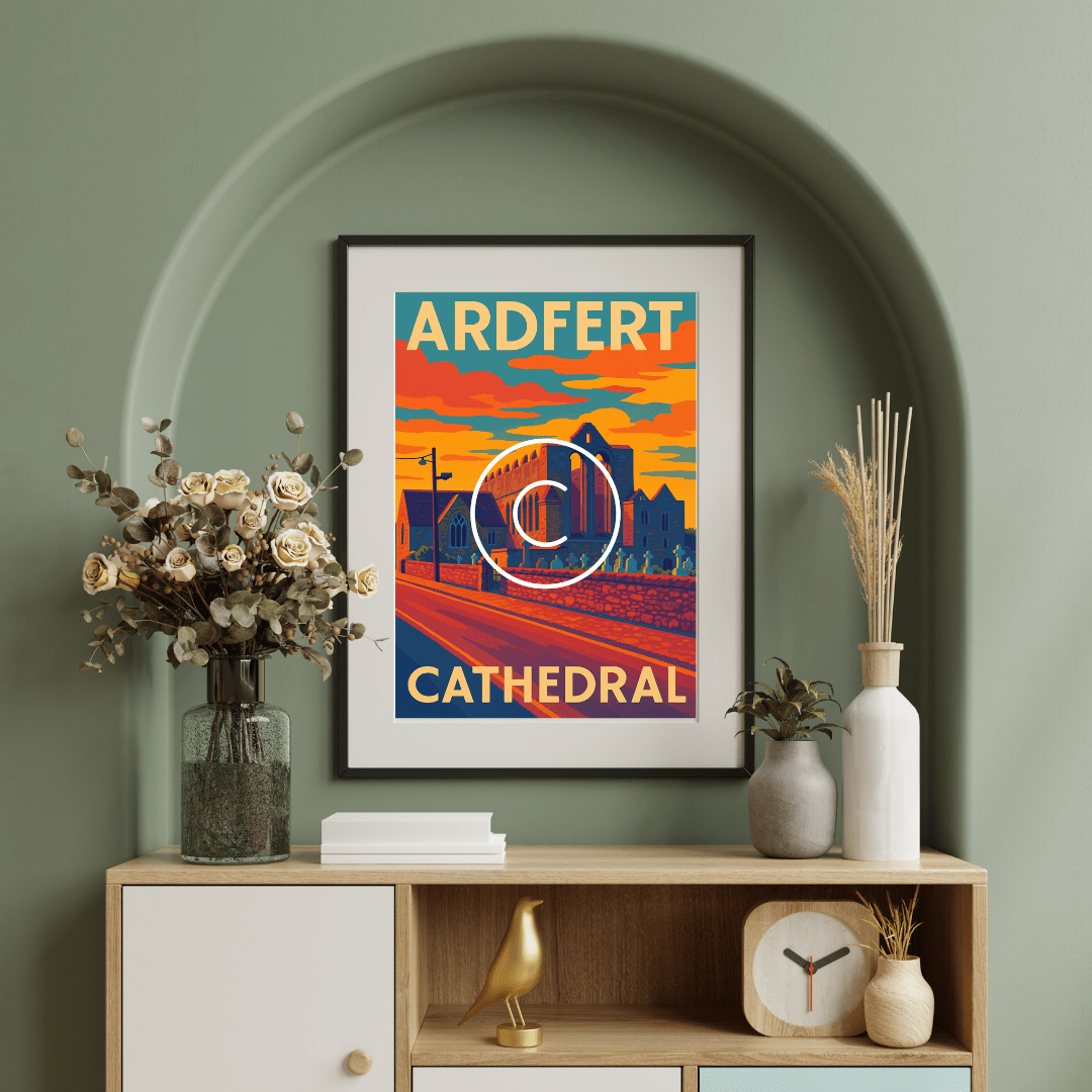Ardfert Cathedral, Co. Kerry | Irish Heritage Wall Art Print