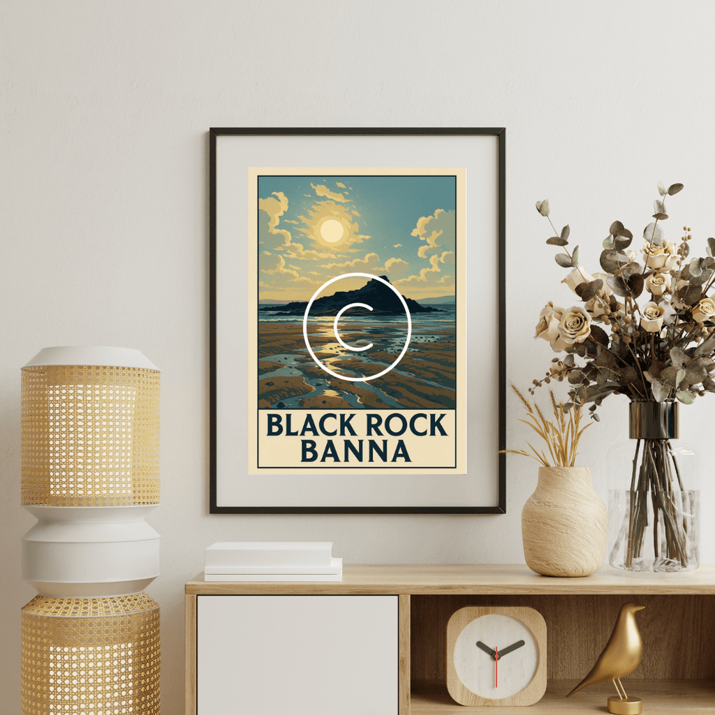 Black Rock, Banna Strand | Kerry Coastal Wall Art Print