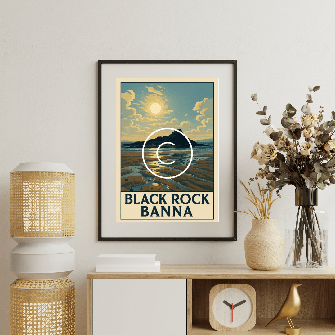 Black Rock, Banna Strand | Kerry Coastal Wall Art Print