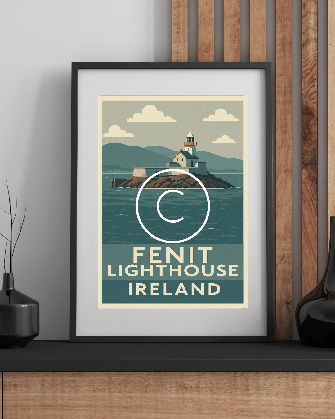 Fenit Lighthouse, Co. Kerry | Kerry Coastal Wall Art Print