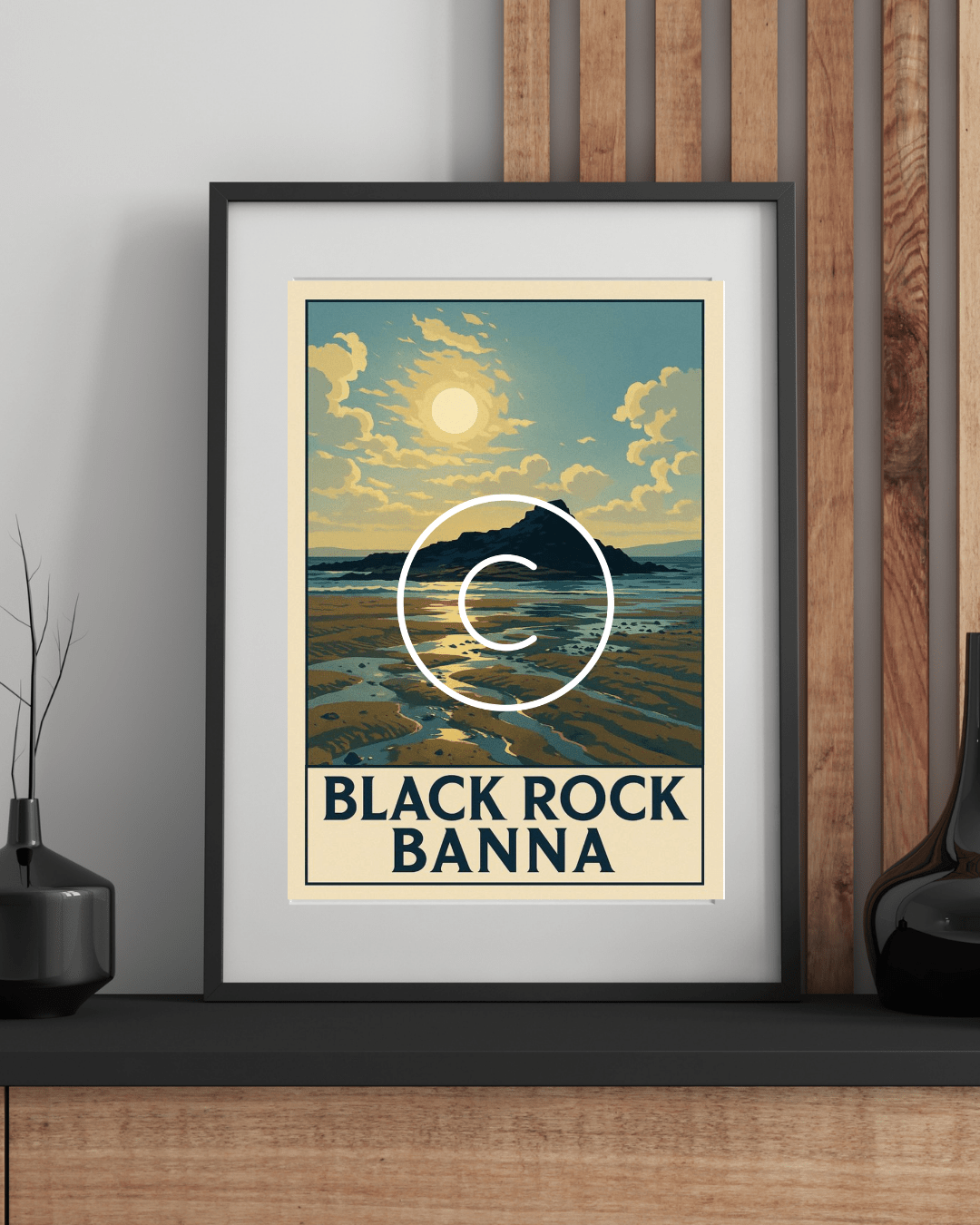 Black Rock, Banna Strand | Kerry Coastal Wall Art Print