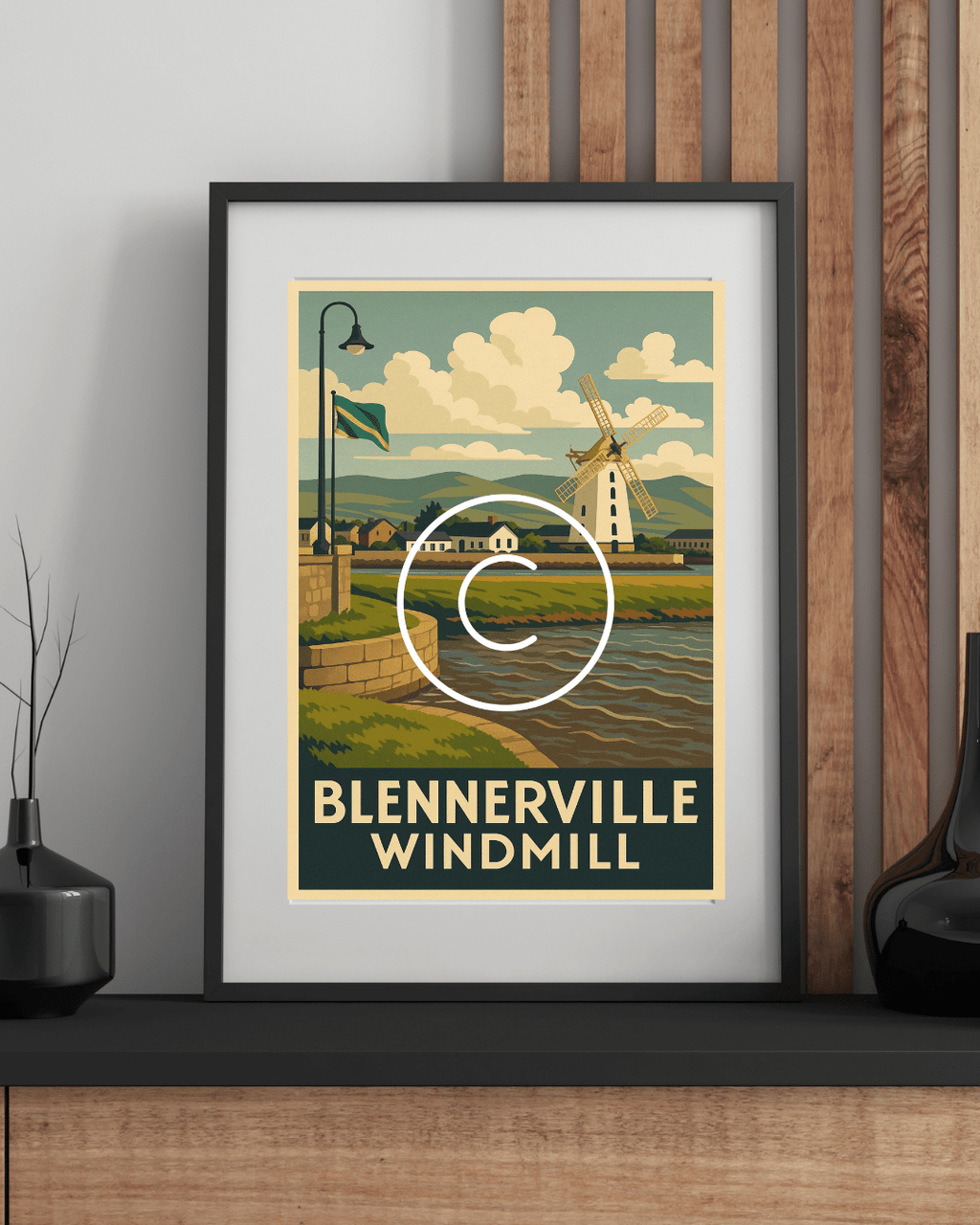 Blennerville Windmill, Tralee | Historic Landmark Wall Art Print