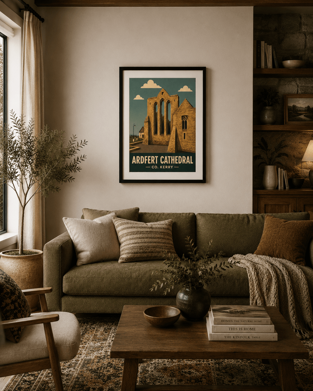 Ardfert Cathedral Wall Art Print | Historic County Kerry Landmark