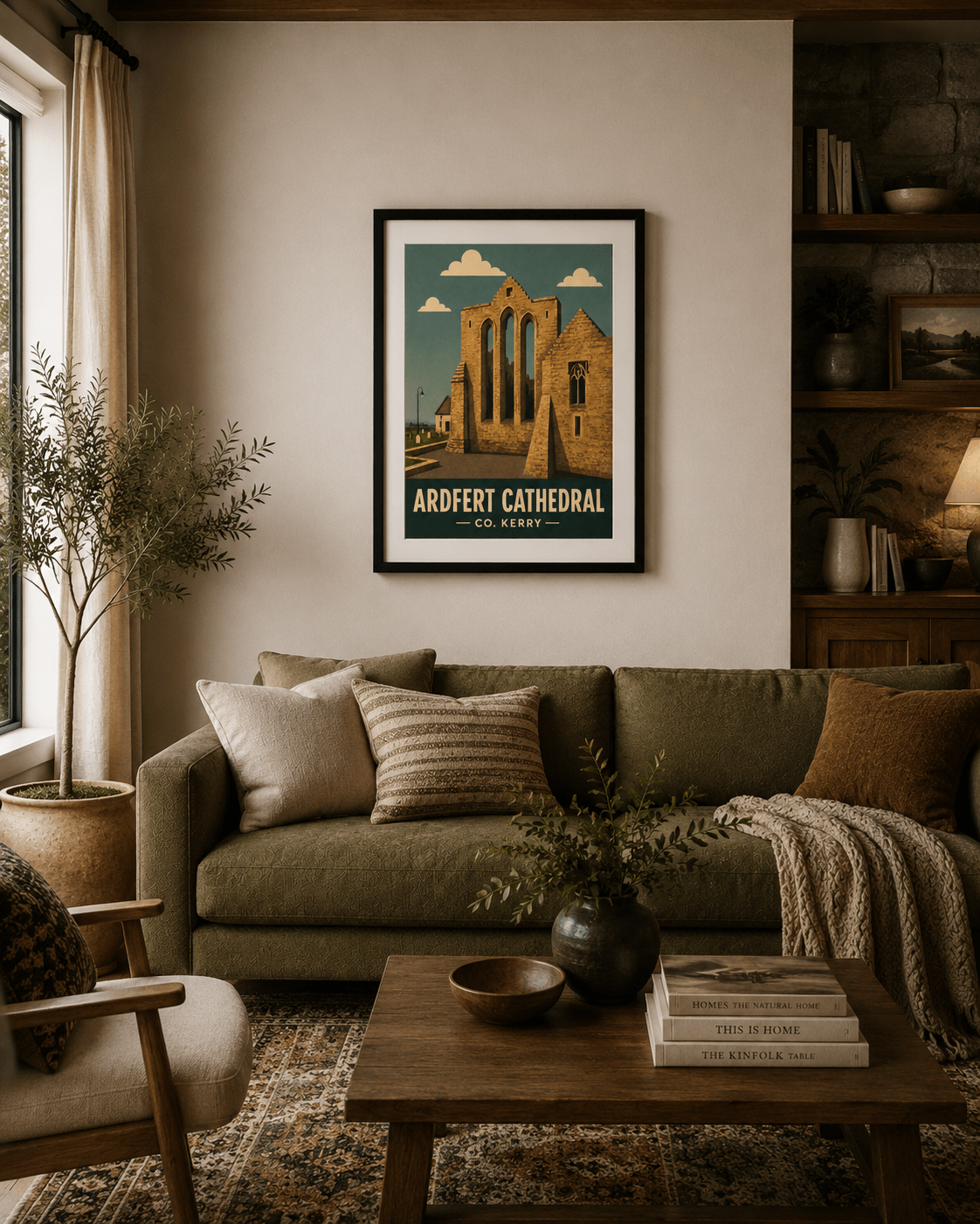 Ardfert Cathedral Wall Art Print | Historic County Kerry Landmark