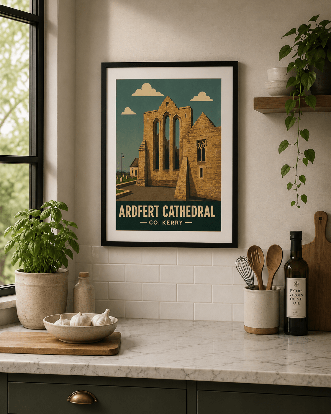 Ardfert Cathedral Wall Art Print | Historic County Kerry Landmark
