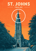St. John's Church Tralee Co. Kerry architectural wall art print