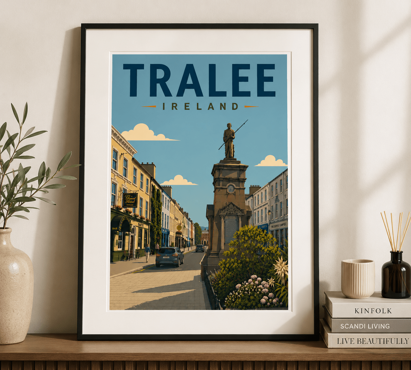 Tralee, Co. Kerry, Ireland | Vintage Travel Poster