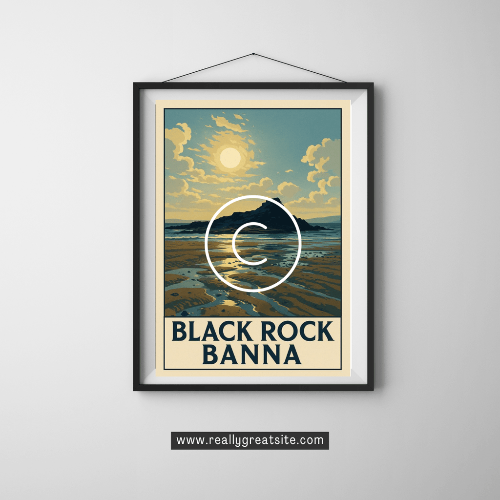 Black Rock, Banna Strand | Kerry Coastal Wall Art Print